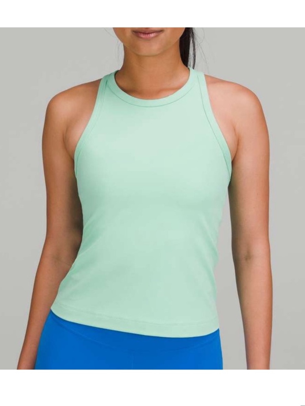 lululemon athletica Align Waist-Length Wild Mint Green Crew Neck Tank